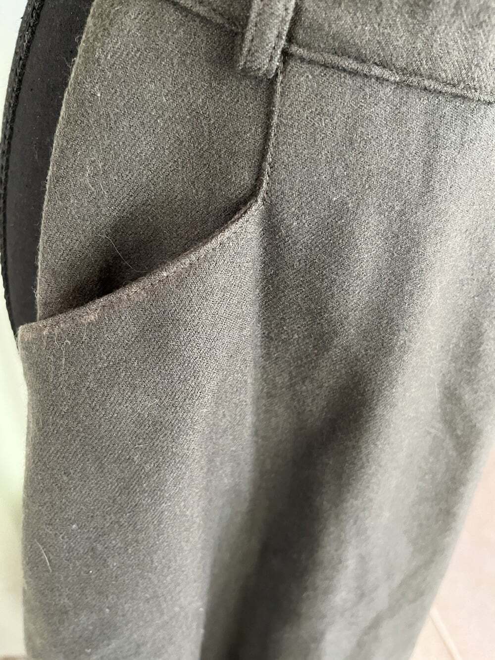 VTG Herman Geist Wool A Line Skirt Green Size 8 - Picture 2 of 8